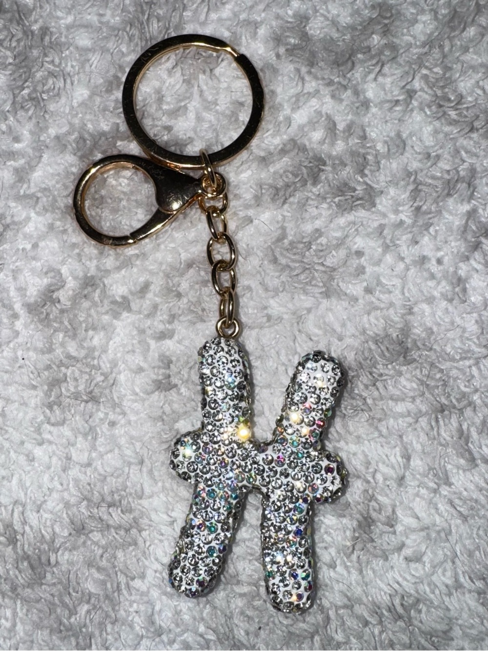 Pisces Zodiac Sign Rhinestone KeyChain